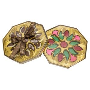 Caixa de Chocolate mesclado Flor Mandala 150g
