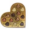 Caixa com Corações Diamantes de Chocolate ao Leite e Branco 130g - Image 2