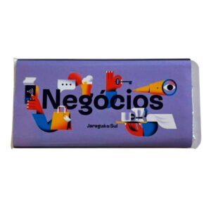 Barra Chocolate Jaraguá do Sul 80g | Edição Negócios