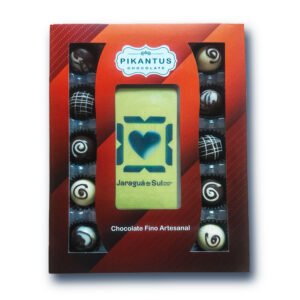 Caixa 14 Bombons + Barra Jaraguá do Sul | Pikantus Chocolate