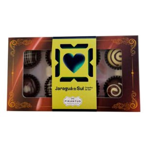 Caixa de Bombons Jaraguá do Sul 8 un. | Pikantus Chocolate